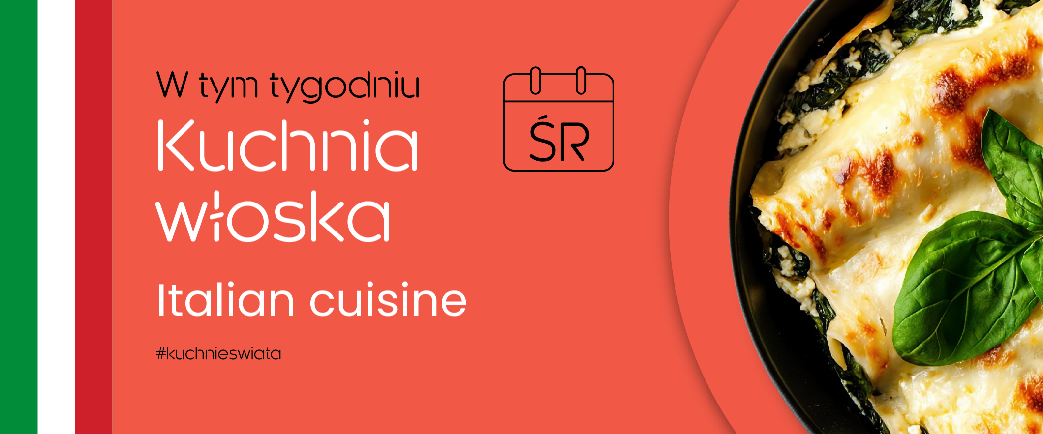 W każdą środę zapraszamy Was w kulinarną podróż smaków 🌶️ 
Tego dnia Nasi kucharze szykują dla Was dodatkowe dania charakterystyczne dla kuchni z różnych zakątków świata 🌍
